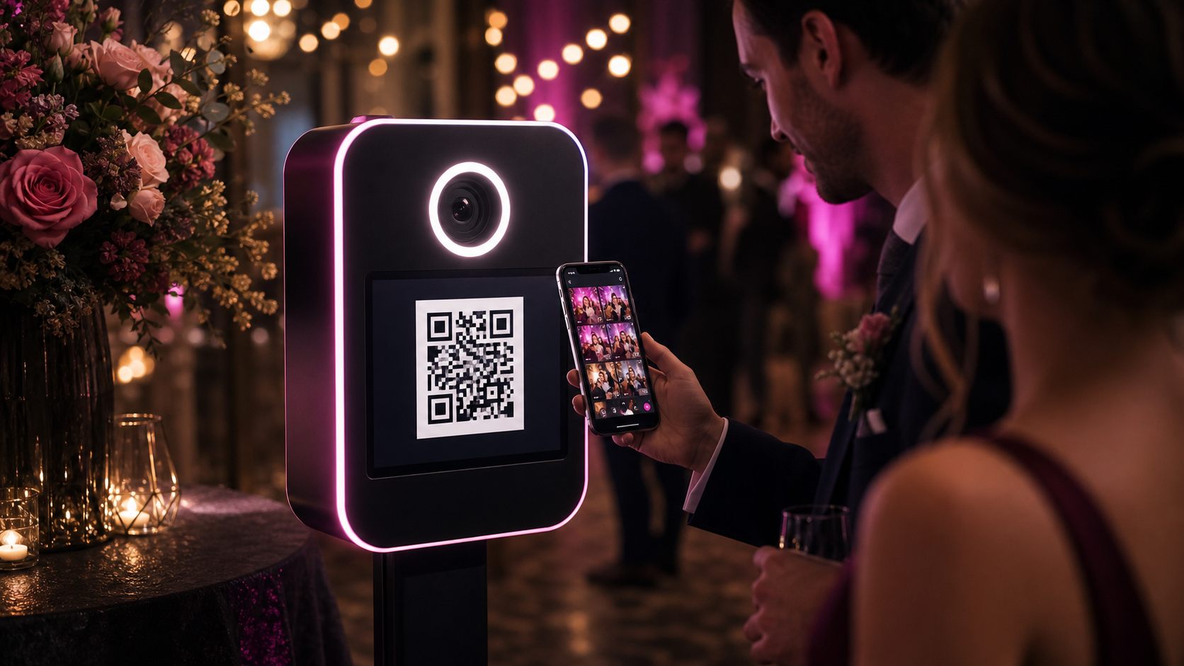 QR Code Ausgabe für Eventgäste